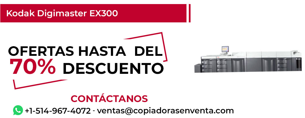 Fotocopiadora Kodak Digimaster EX300 en Venta - Exportación disponible