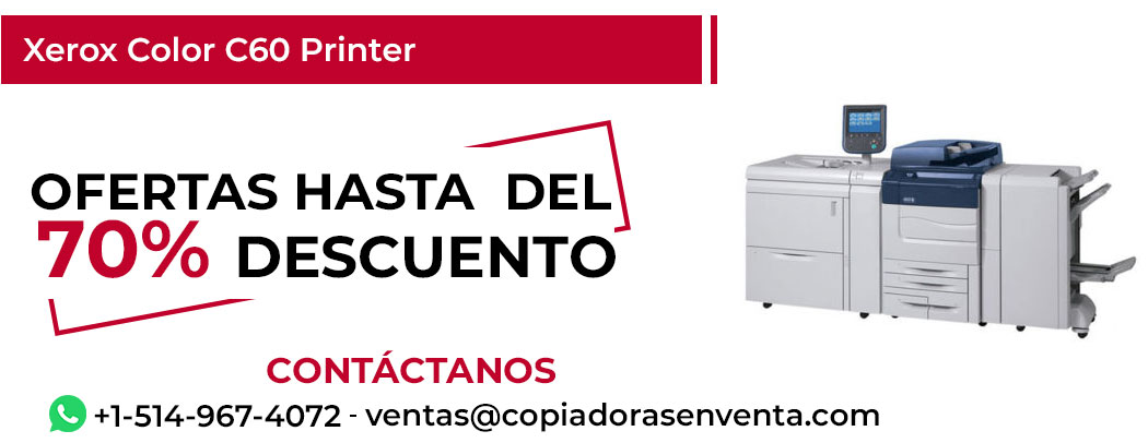 Fotocopiadora Xerox Color C60 Printer en Venta - Exportación disponible