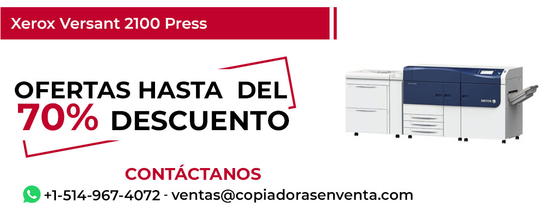 Fotocopiadora Xerox Versant 2100 Press en Venta - Exportación disponible