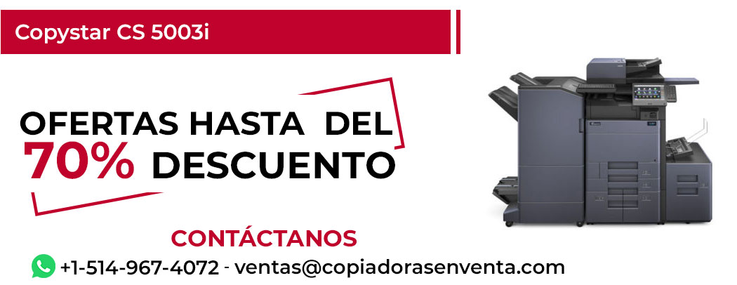 Fotocopiadora Copystar CS 5003i en Venta - Exportación disponible