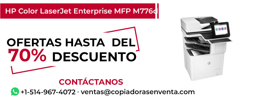 Fotocopiadora HP Color LaserJet Enterprise MFP M776dn en Venta - Exportación disponible