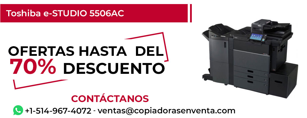 Fotocopiadora Toshiba e-STUDIO 5506AC en Venta - Exportación disponible