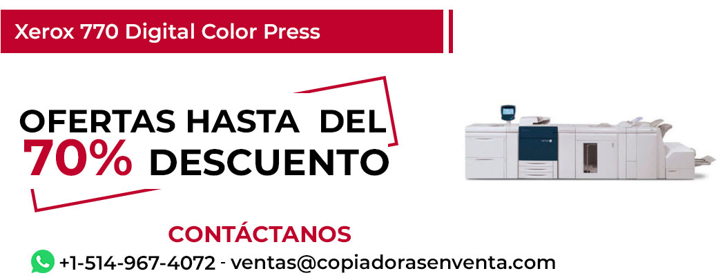 Fotocopiadora Xerox 770 Digital Color Press en Venta - Exportación disponible