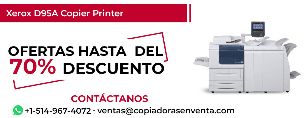 Fotocopiadora Xerox D95A Copier Printer en Venta - Exportación disponible
